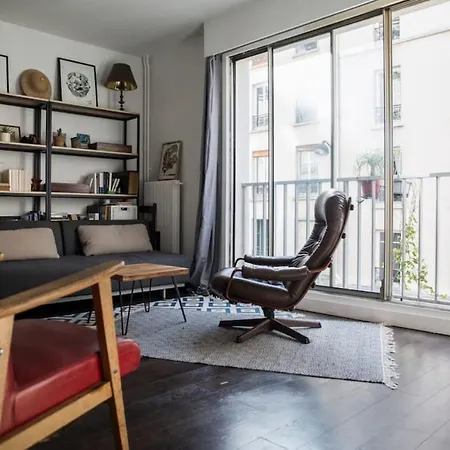 Apartment Hostnfly - Beautiful Design Apt, Spacious And Bright Paris